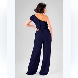 NWOT Walter Baker One-Shoulder Black Jumpsuit